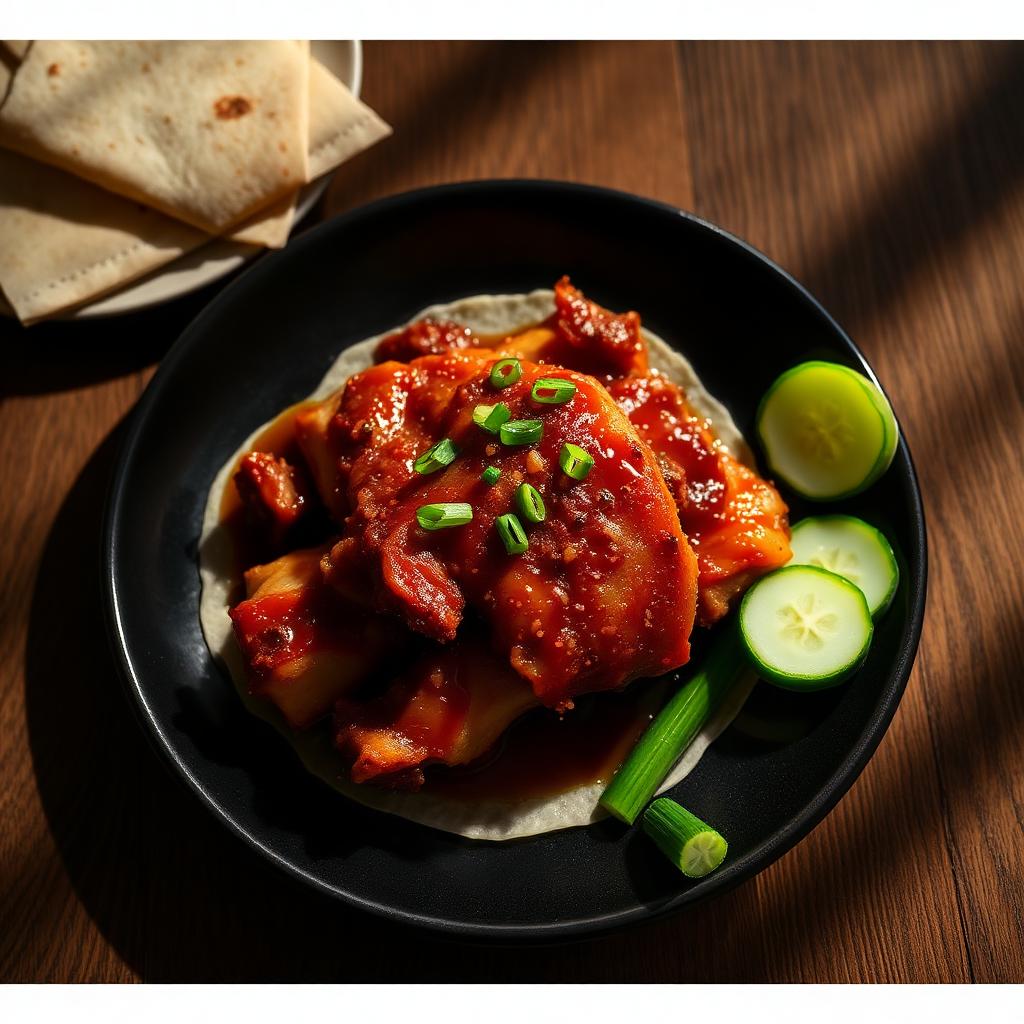 Sprøstekt and med hoisin